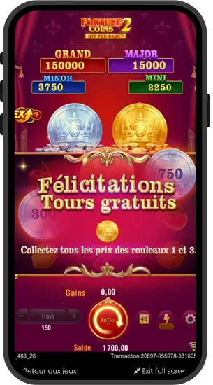 Attivazione dei giri gratis in Fortune Coins 2
